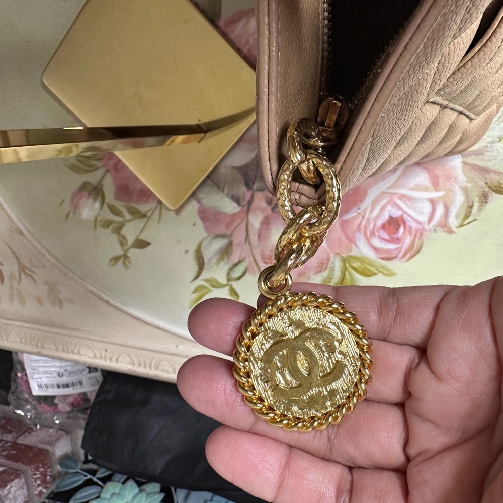 Chanel Beige Caviar Medallion Tote – Gold Hardware - Picture 8 of 14